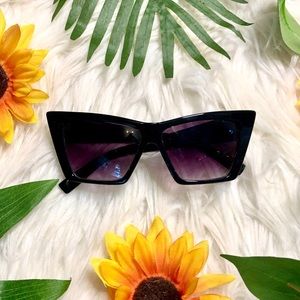 Black Cat Eye Sunglasses